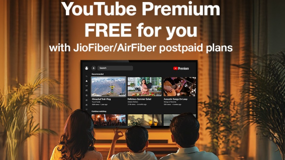 Jio offers YouTube Premium